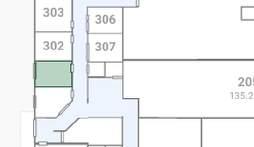 Plan de la suite 301