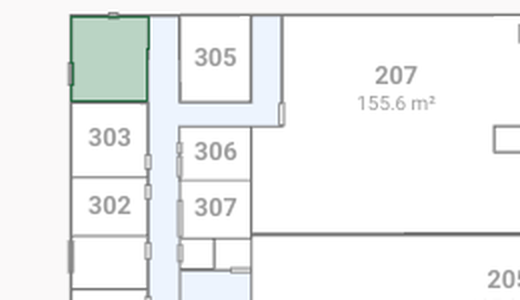 Plan de la suite 304