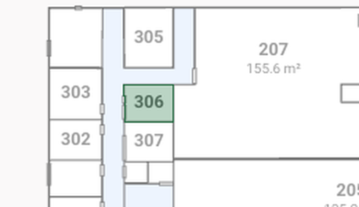 Plan de la suite 306