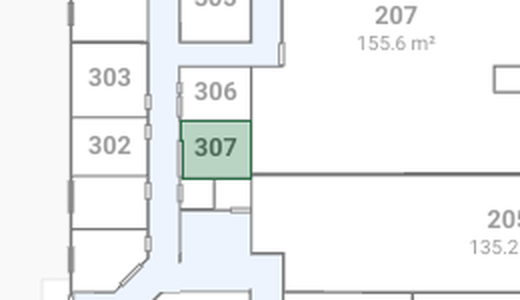 Plan de la suite 307